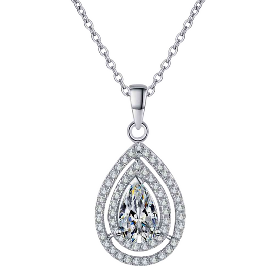 Just for Her 1 Carat Moissanite Pendant Necklace - Stardust Diamonds