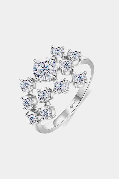 1.2 Carat Moissanite 925 Sterling Silver Ring - Stardust Diamonds