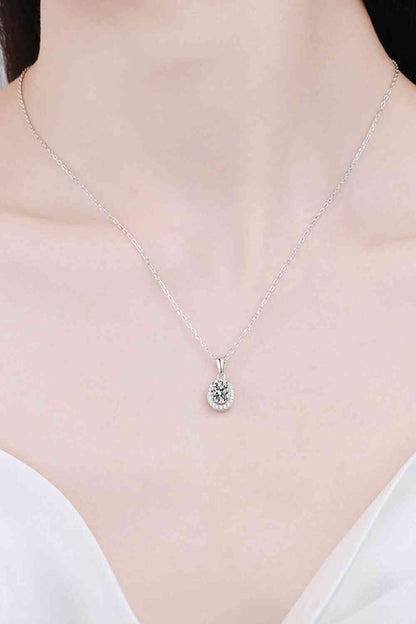 Be The One 1 Carat Moissanite Pendant Necklace - Stardust Diamonds