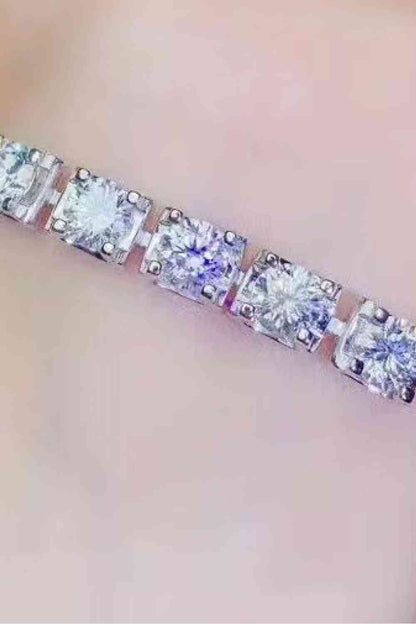 5 Carat Moissanite Lobster Clasp Bracelet - Stardust Diamonds