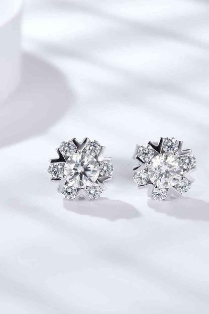 925 Sterling Silver Moissanite Stud Earrings - Stardust Diamonds